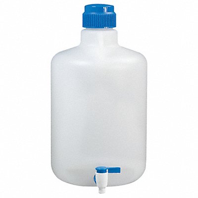 GRAINGER F118460050 Carboy 20 L 533 mm H White