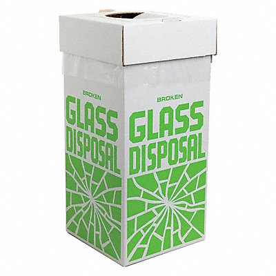 SP SCIENCEWARE F246530001 Glass Disposal Container 40 lb PK6