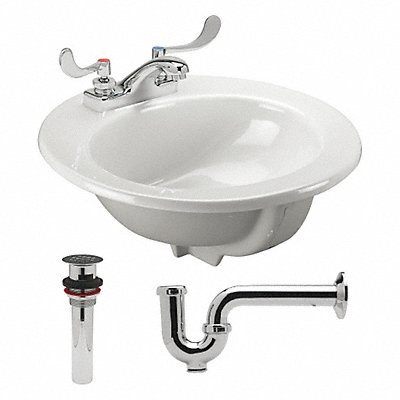 ZURN Z5124521107000 Zurn Sink DShape 15inx12-1/2inx6-1/2in