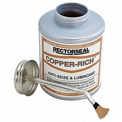 RECTORSEAL 72851 General Purpose Anti-Seize 8 oz BrshTp Cn