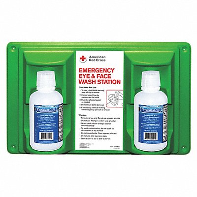 FIRST AID ONLY 711004 Eye Wash Station 2-16 oz Bottles