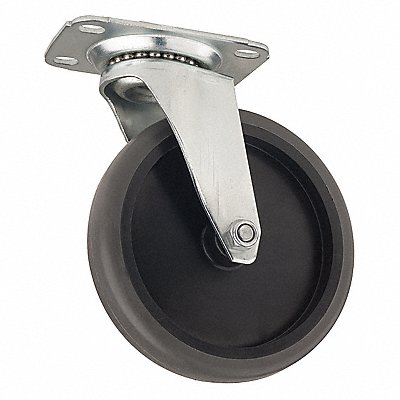 GRAINGER MH5UTH803G Swivel Castor 5 Bolts Hardware