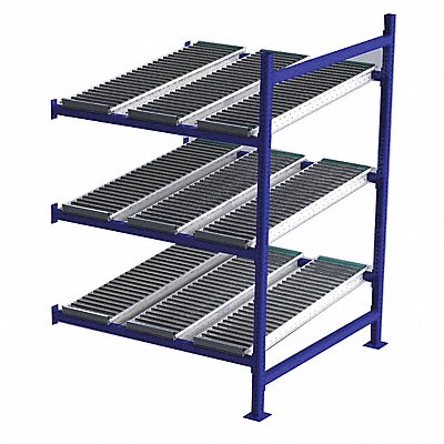 UNEX FLOW CELL FC99SR48483A Gravity Flow Rack 48inx72inx48in #shlv 3