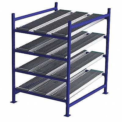 UNEX FLOW CELL FC99SR48604S Gravity Flow Rack 60inx72inx48in #shlv 4