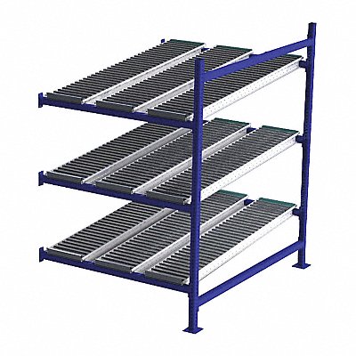 UNEX FLOW CELL FC99SR48603A Gravity Flow Rack 60inx72inx48in #shlv 3