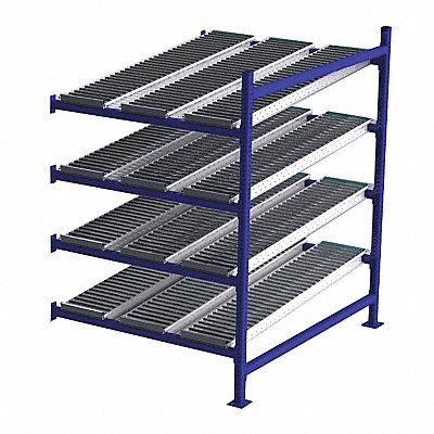 UNEX FLOW CELL FC99SR48604A Gravity Flow Rack 60inx72inx48in #shlv 4