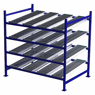 UNEX FLOW CELL FC99SR72484S Gravity Flow Rack 48inx72inx72in #shlv 4