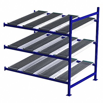 UNEX FLOW CELL FC99SR72483A Gravity Flow Rack 48inx72inx72in #shlv 3