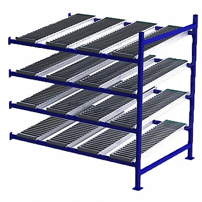 UNEX FLOW CELL FC99SR72484A Gravity Flow Rack 48inx72inx72in #shlv 4
