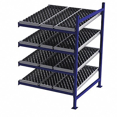 UNEX FLOW CELL FC99SW48484A Gravity Flow Rack 48inx72inx48in #shlv 4