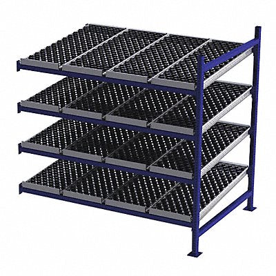 UNEX FLOW CELL FC99SW72484A Gravity Flow Rack 48inx72inx72in #shlv 4