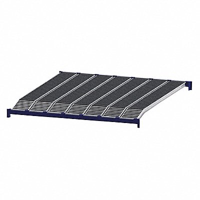 UNEX ROLLER RACK RR99K2R8X8L Gravity Flow Shelf 96inx84inx96in Blue