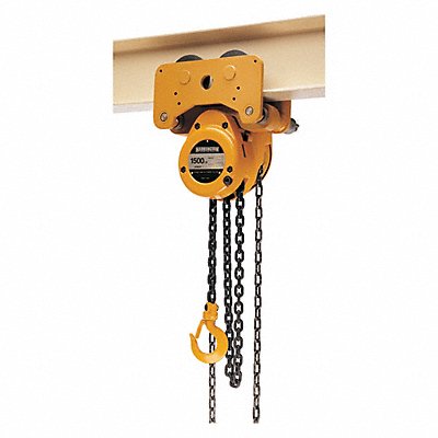 HARRINGTON NTH00510 Hoist/Trolley 1000lb 10ftLift