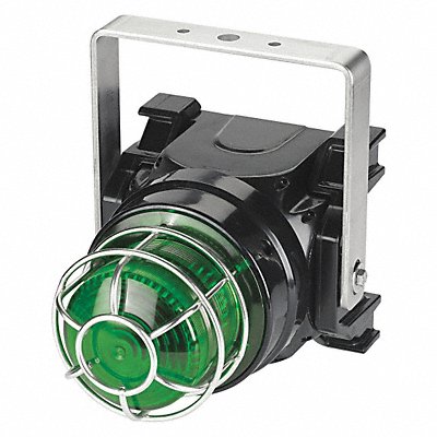FEDERAL SIGNAL GSTR024TG Strobe Light Green Xenon 1.50A Brckt Mnt
