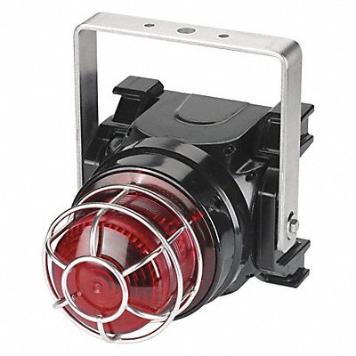 FEDERAL SIGNAL GSTR120TR Strobe Light Red Xenon 0.45A Brckt Mnt