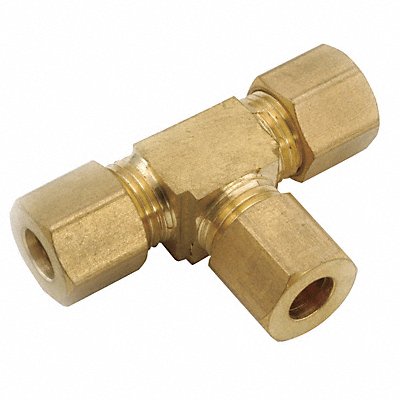 ANDERSON METALS 70006414 Tee Low Lead Brass 120 psi