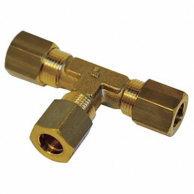LEGRIS 1040800 Equal Tee Brass Comp 8mm PK10