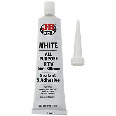 J-B WELD 31312 Silicone Adhesive Sealant White