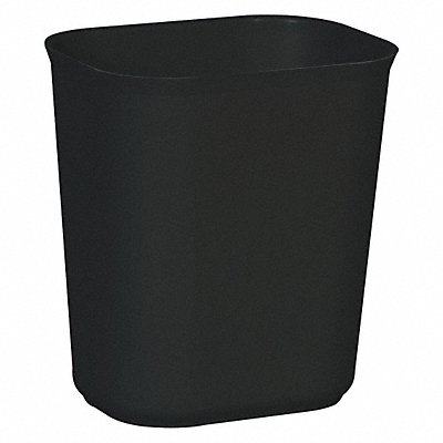 RUBBERMAID COMMERCIAL PRODUCTS FG254100BLA F9111 Wastebasket Rectangular 3-1/2 gal Black