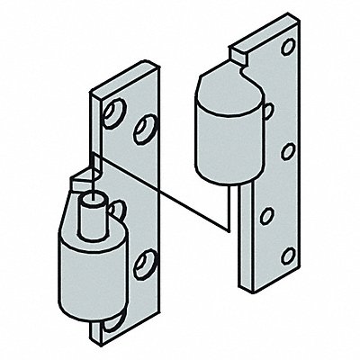 IVES 7230FSETUS32D Offset Pivot Hinge Full Mortise 1000 lb.