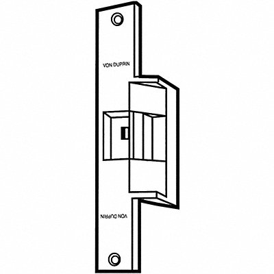 VON DUPRIN 621424VUS32DCON Electric Strike 24VDC 3/4 in Bolt Throw