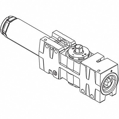 LCN 4040XP3071AL Standard Cylinder Assembly Slvr Alum