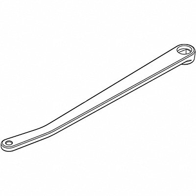 LCN 22103077TRHAL Security Arm Silver Aluminum 13 in L RH
