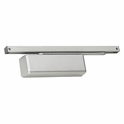 LCN 4013TSTDLHAL Surface Track Closer Slvr 12-1/8in. L LH