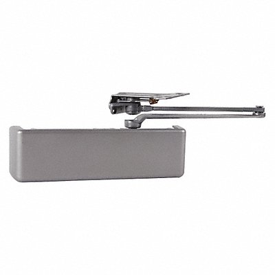 LCN 4111FLLHAL Surface Closer Slvr LH Hinge (Pull) Side