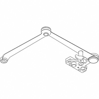 LCN 42103049CNSAL Hold Arm Alum Non-Handed 14-1/16 L