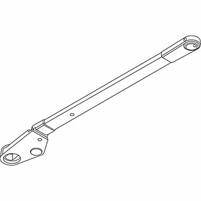 LCN 4310ME3077SFLHAL Swing Free Arm Alum 16-1/2 in L LH