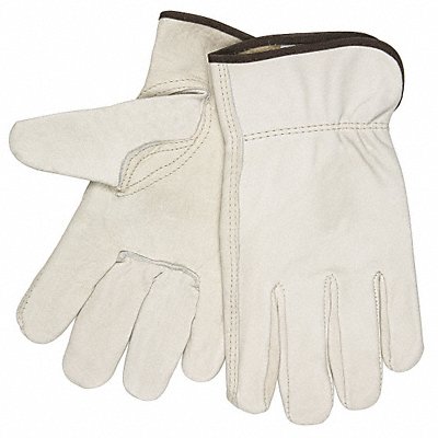 MCR SAFETY 3211M H4823 Leather Gloves Cream M PR
