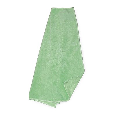 TOUGH GUY 46U235 Microfiber Cloth 16 x 16 Green 1/EA