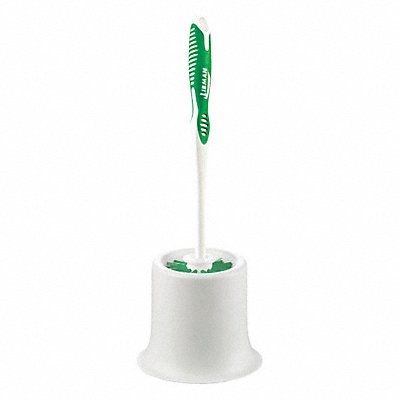 LIBMAN 34 Toilet Brush w/Caddy 14 L Green/White