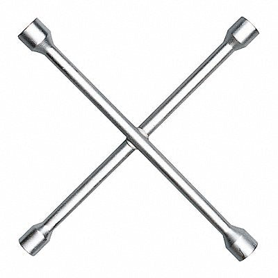 KEN-TOOL 35635 Lug Wrench 14in.L Chrome 4 Way