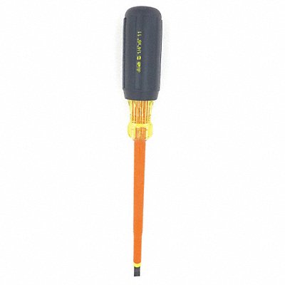 IDEAL 359151 Insulatd Screwdriver Slotted 1/4x6 Rnd