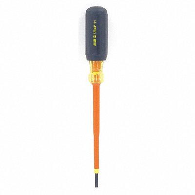 IDEAL 359149 Insulatd Screwdriver Slotted 1/8x4 Rnd