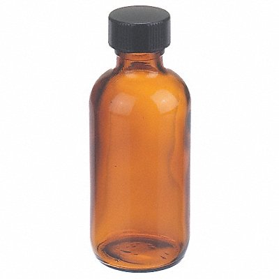 WHEATON W216849 Bottle 94 mm H Amber 39 mm Dia PK24