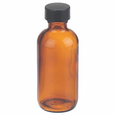 WHEATON W216854 Bottle 94 mm H Amber 39 mm Dia PK24