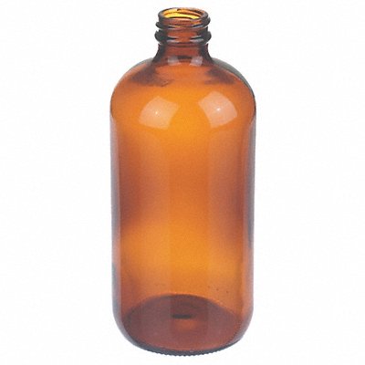 WHEATON W216869 Bottle 168 mm H Amber 75 mm Dia PK60