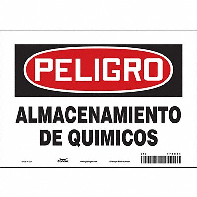 CONDOR 470G34 Safety Sign 7 inx10 in Vinyl