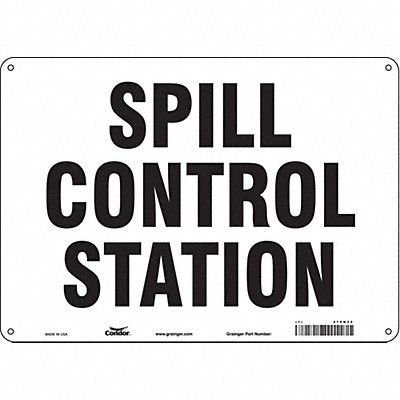 CONDOR 470N32 Safety Sign 10 in x 14 in Polyethylene