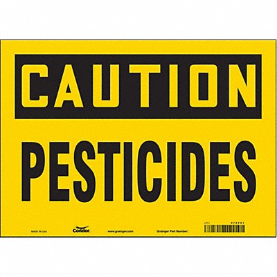 CONDOR 470P01 Safety Sign 10 inx14 in Vinyl