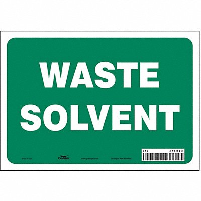 CONDOR 470R22 Safety Sign 7 in x 10 in Vinyl