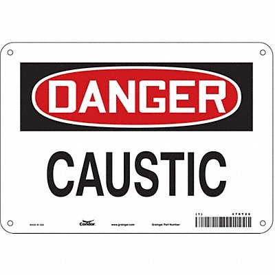 CONDOR 470T26 Safety Sign 7 inx10 in Polyethylene