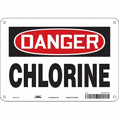 CONDOR 470T34 Safety Sign 7 inx10 in Polyethylene