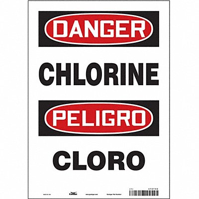 CONDOR 470T50 Safety Sign 14 in x 10 in Vinyl