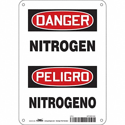 CONDOR 470V44 Safety Sign 10 inx7 in Polyethylene