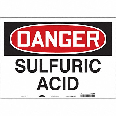 CONDOR 470V84 Safety Sign 14 inx20 in Vinyl