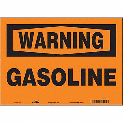 CONDOR 470W15 Safety Sign 10 inx14 in Vinyl
